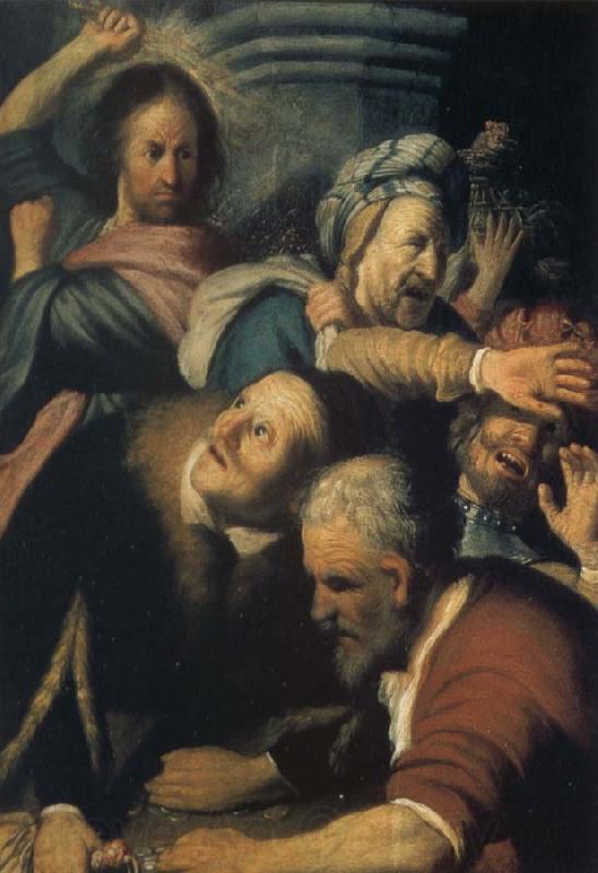 REMBRANDT Harmenszoon van Rijn Christ Driving the Money Changers from the Temple